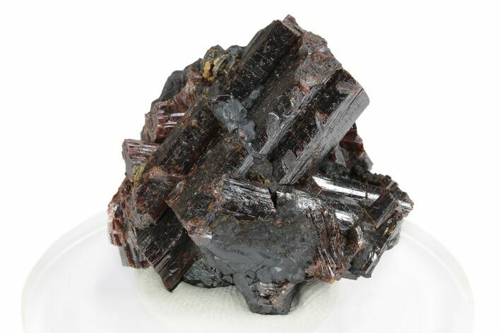 Lustrous, Red-Brown Rutile Crystals - Québec, Canada #247281